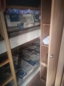 interior de la caravana